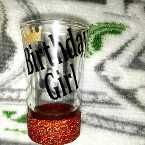"Birthday" shot glass
